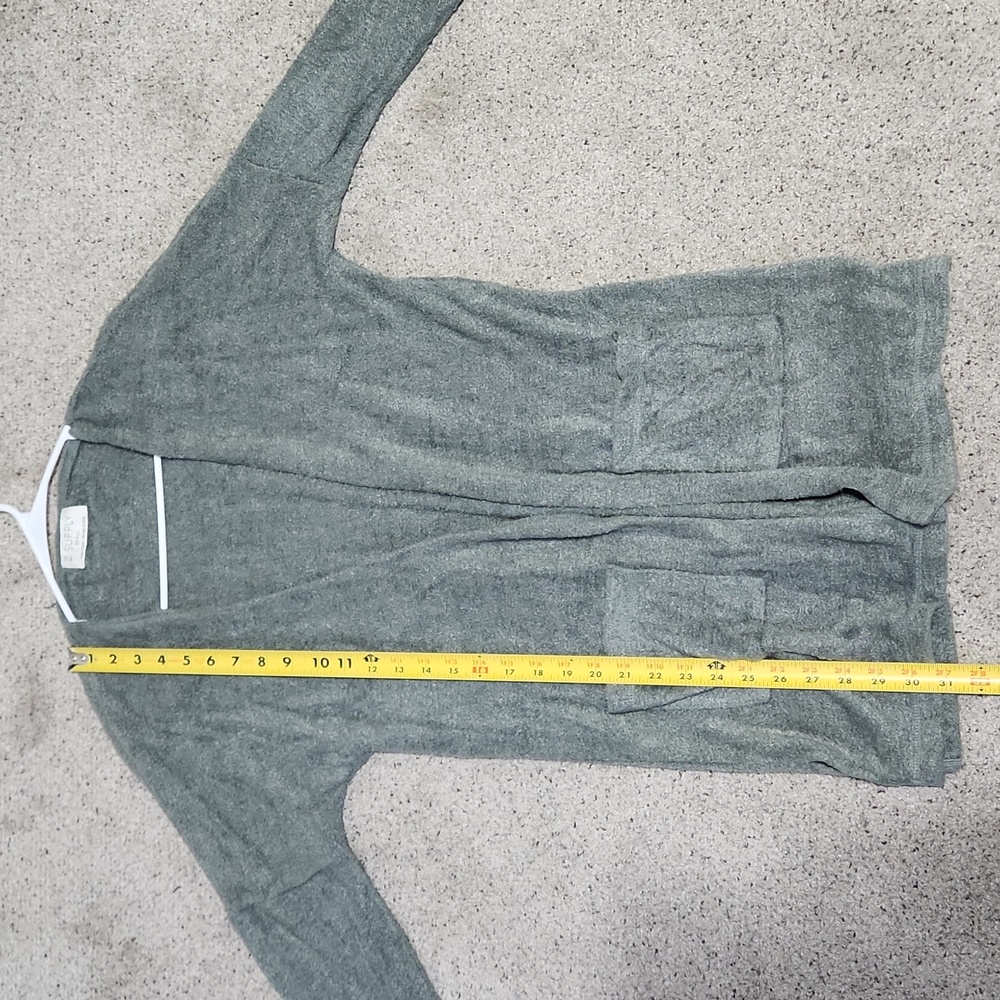 Z SUPPLY FEATHER KNIT CARDIGAN GREEN OPEN CARDIGAN POCKETS Size SMALL - Picture 9 of 9